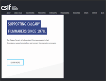 Tablet Screenshot of csif.org
